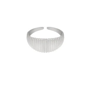 AMARA ring, silverfärgad