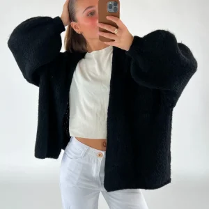 NAIOMI cardigan, svart