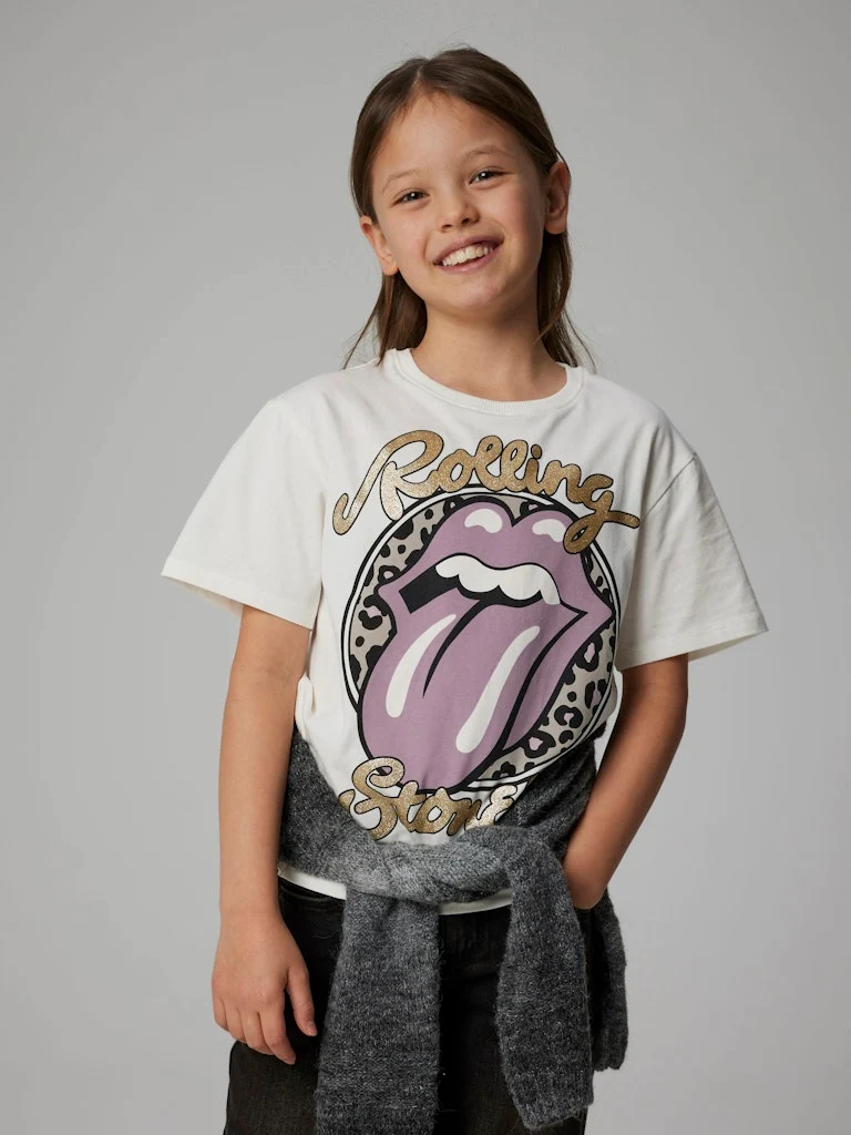 T-shirt Rolling Stones Suka Glitter Vit - Bild 3