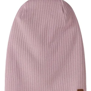 Mössa Mex K Ribbad Enfärgad Rosa