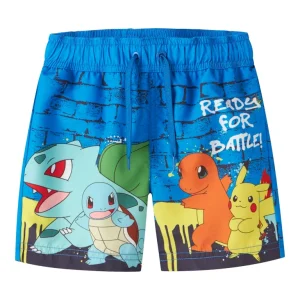 Badshorts Pokémon Meer M Blå