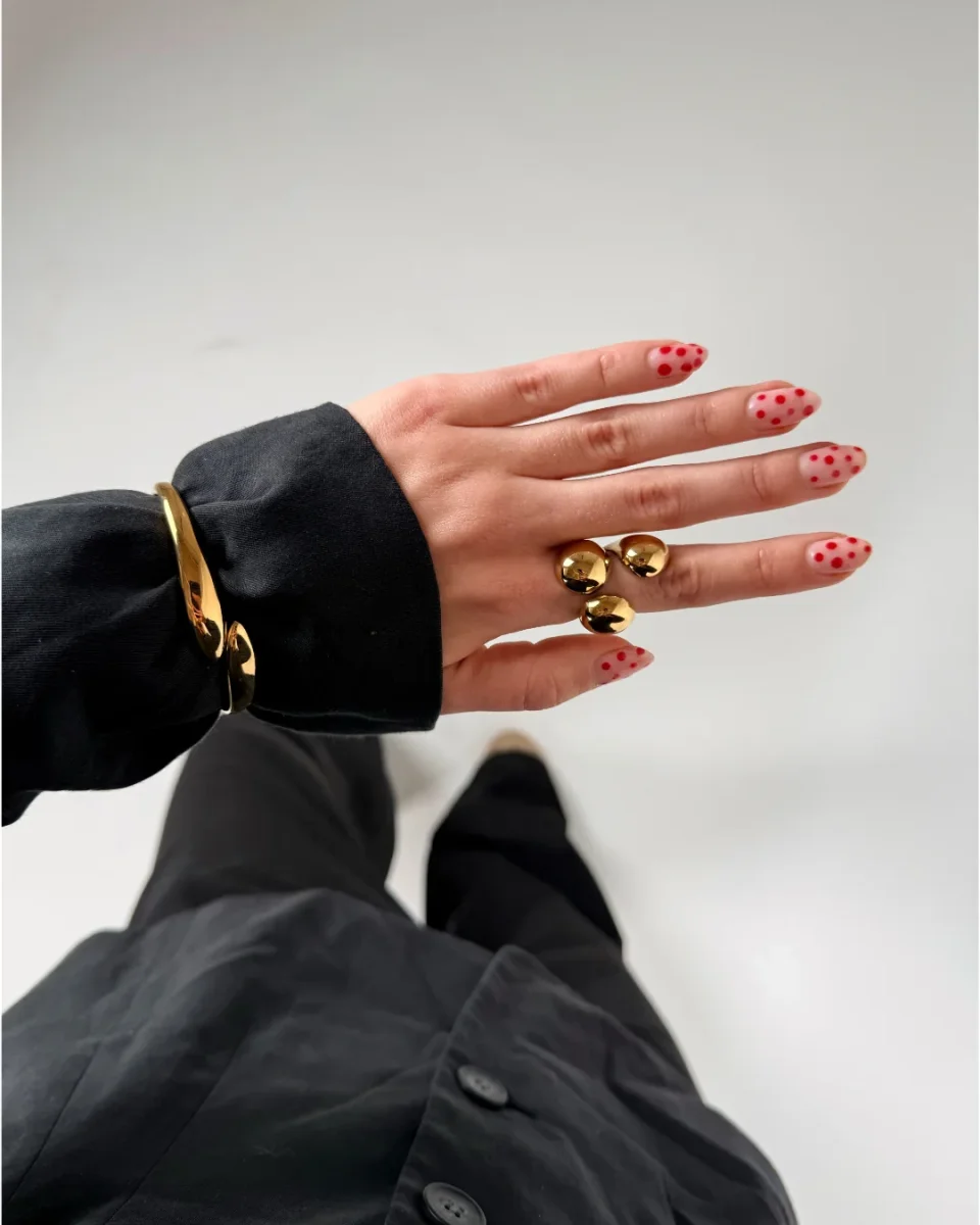 VIOLA ring, guldpläterad - Bild 2