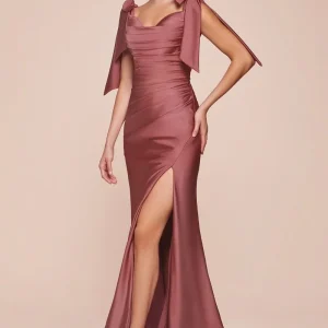 Off the Shoulder Fitted Stretch Jersey Klänning från Cinderella Divine CD943 - Speciellt tillfälle