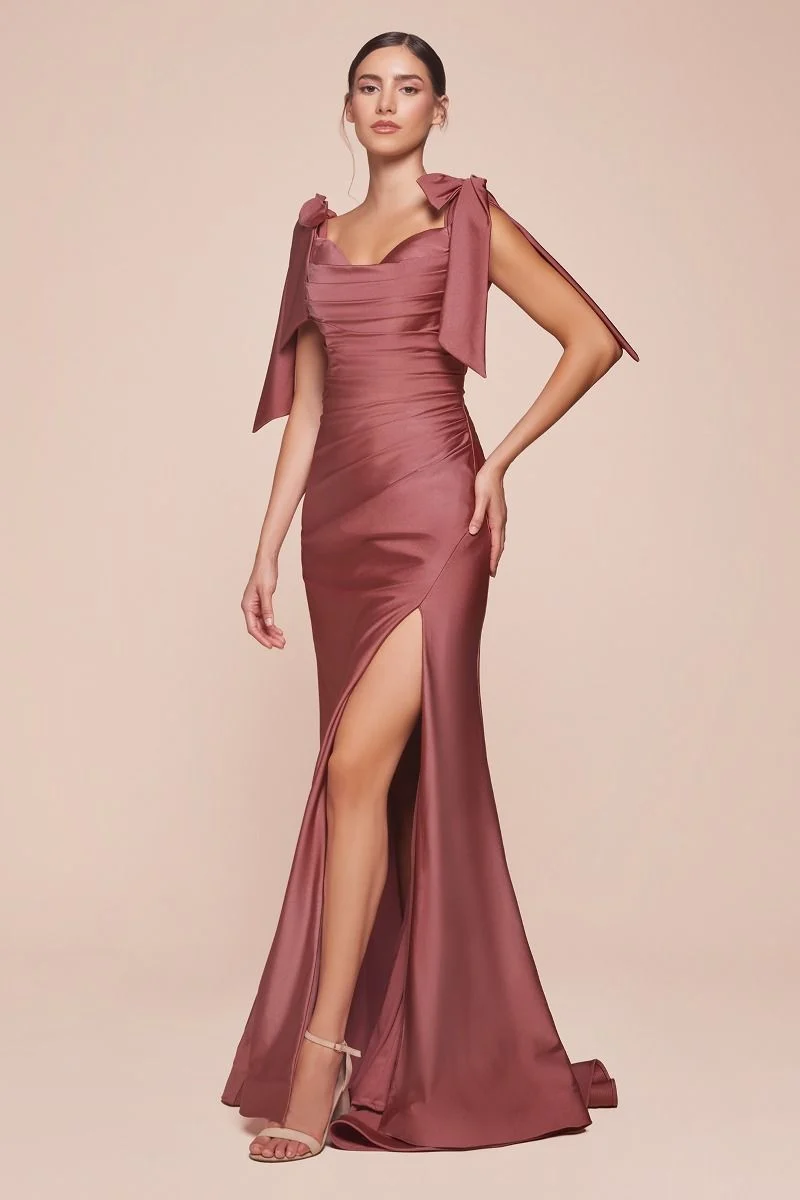 Off the Shoulder Fitted Stretch Jersey Klänning från Cinderella Divine CD943 - Speciellt tillfälle