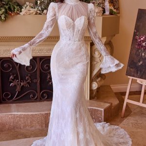 Strapless Sweetheart Neckline Bridal Gown by Andrea & Leo Couture WL042 - Special Occasion